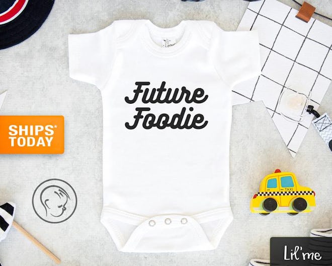 Future Foodie Baby Onesie