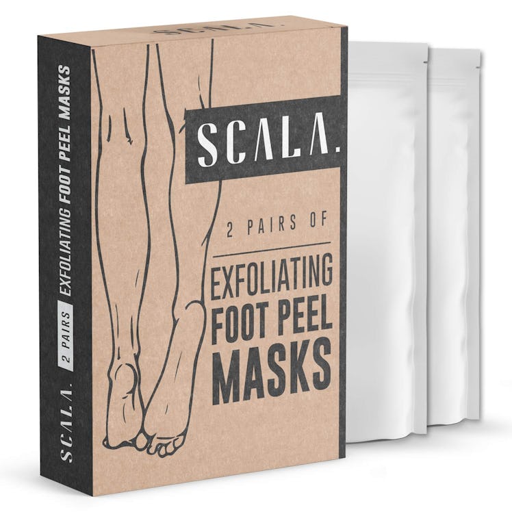 Scala Exfoliating Foot Peel Masks (2 Pairs)