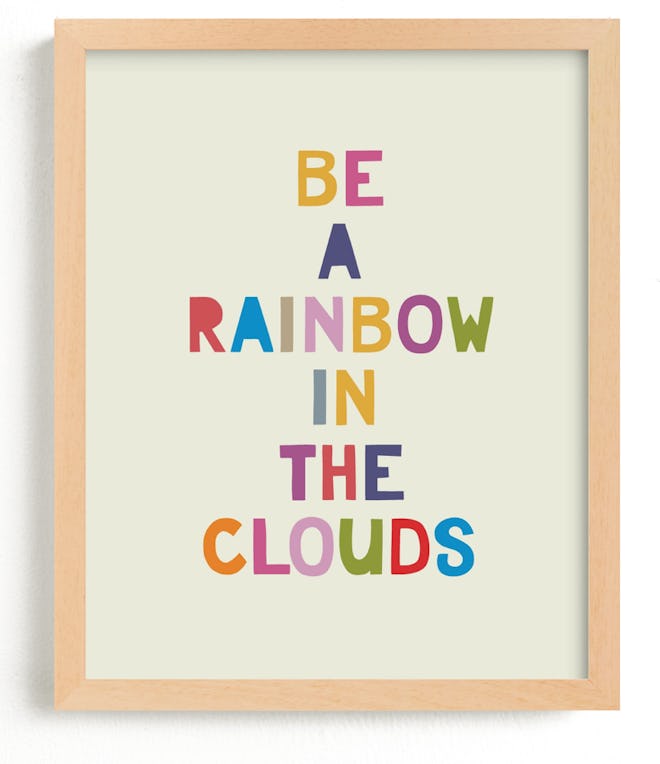 Rainbow in a Cloud Art Print