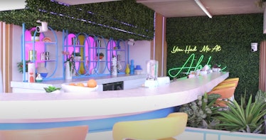 The bar at the 'Love Island' Season 3 villa, which is located in Hawaii. 