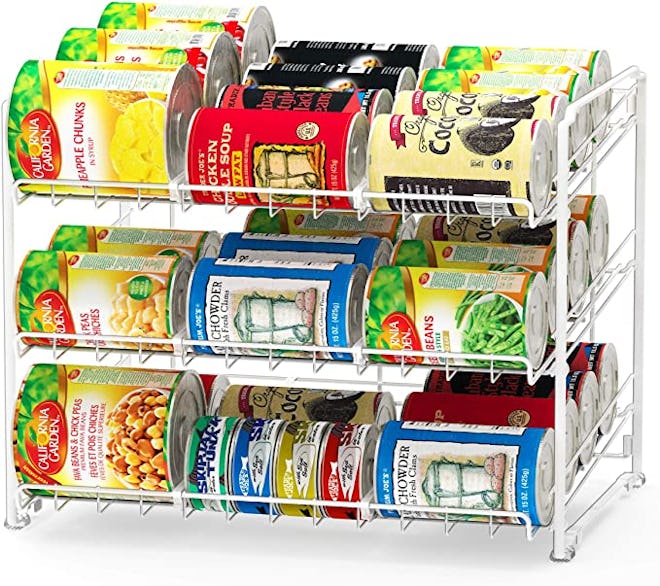 SimpleHouseware Stackable Can Rack Organizer