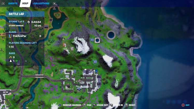 fortnite cb radio location 2 map