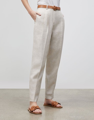 White Linen Trousers Should Be In Your Suitcase This Summer
