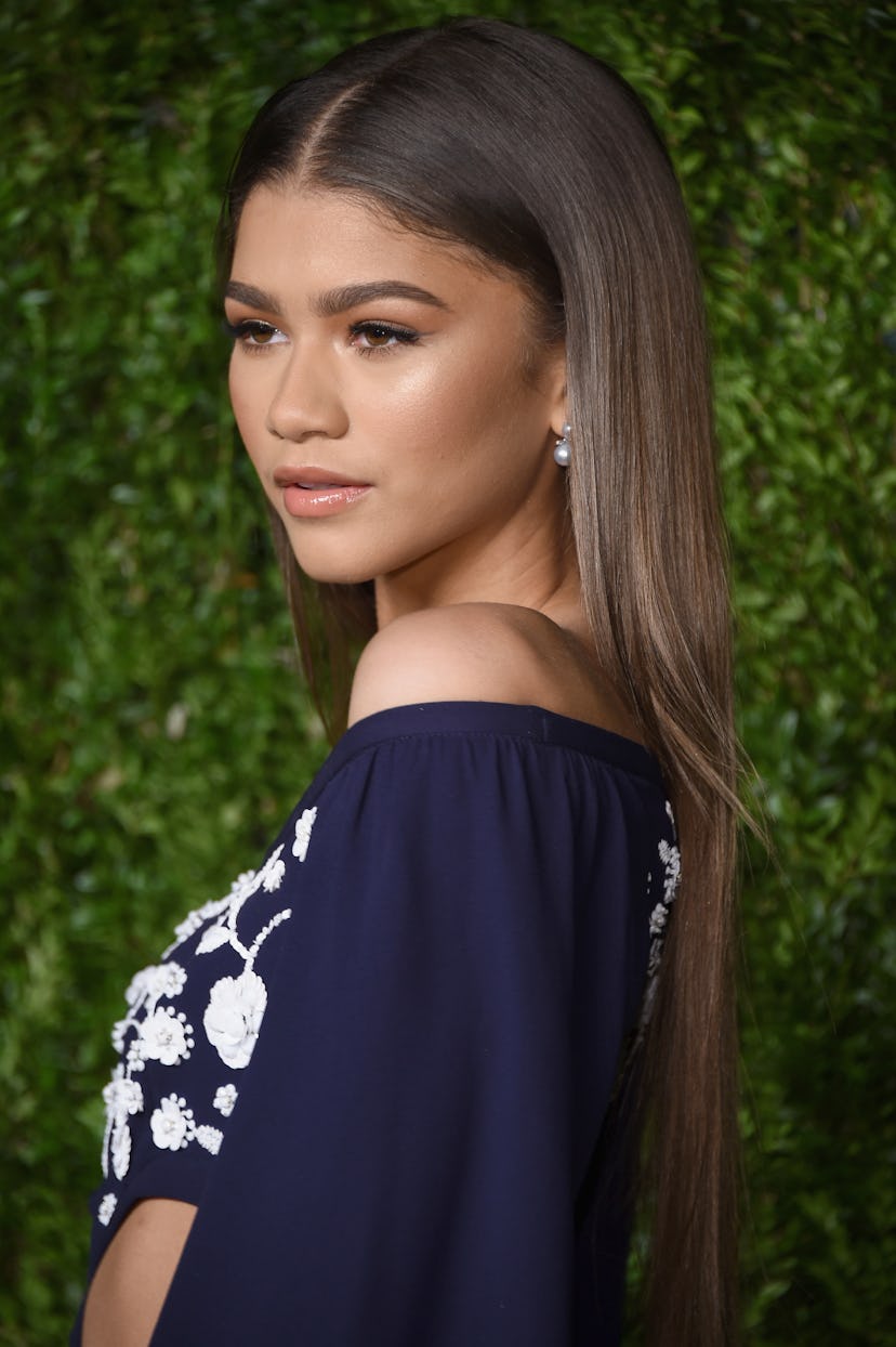 Pin-straight hair was a dominating trend of the early aughts, and Zendaya rocked the look at an even...