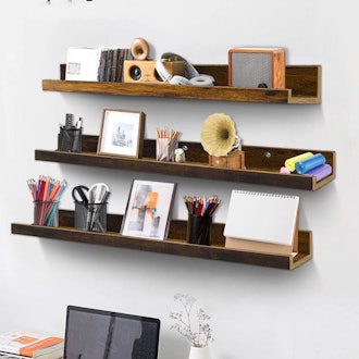 Giftgarden Floating Wall Shelves (Set of 3)