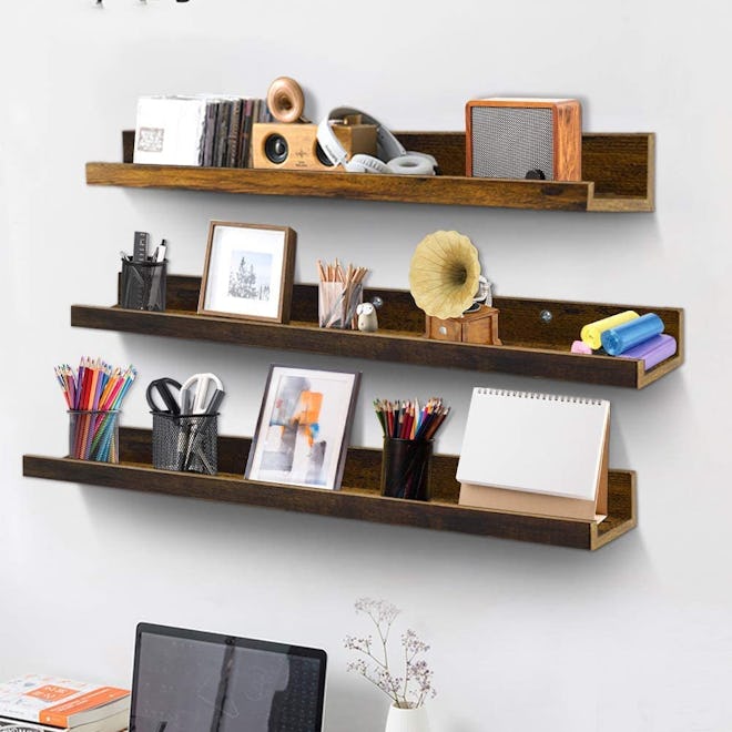 Giftgarden Floating Wall Shelves (Set of 3)