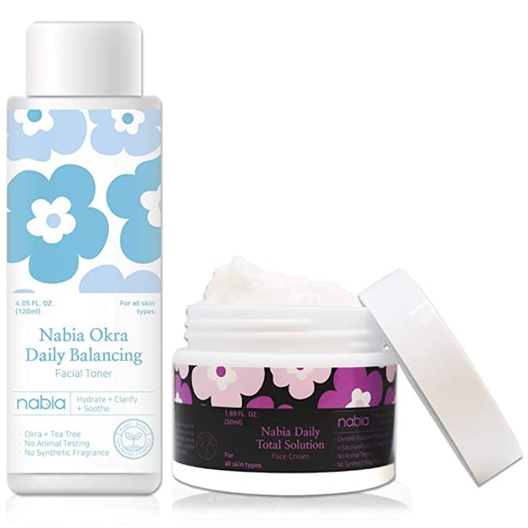 Nabia Super Hydrating Facial Toner + Cream Set