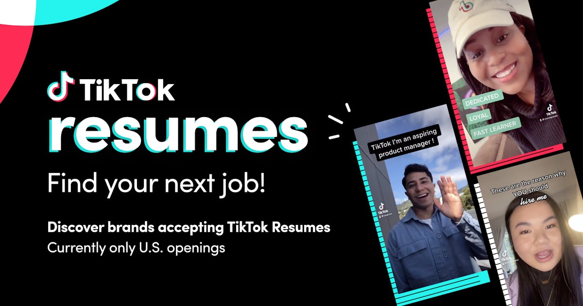 How To Make A TikTok Resume Video To Showcase Your Personality