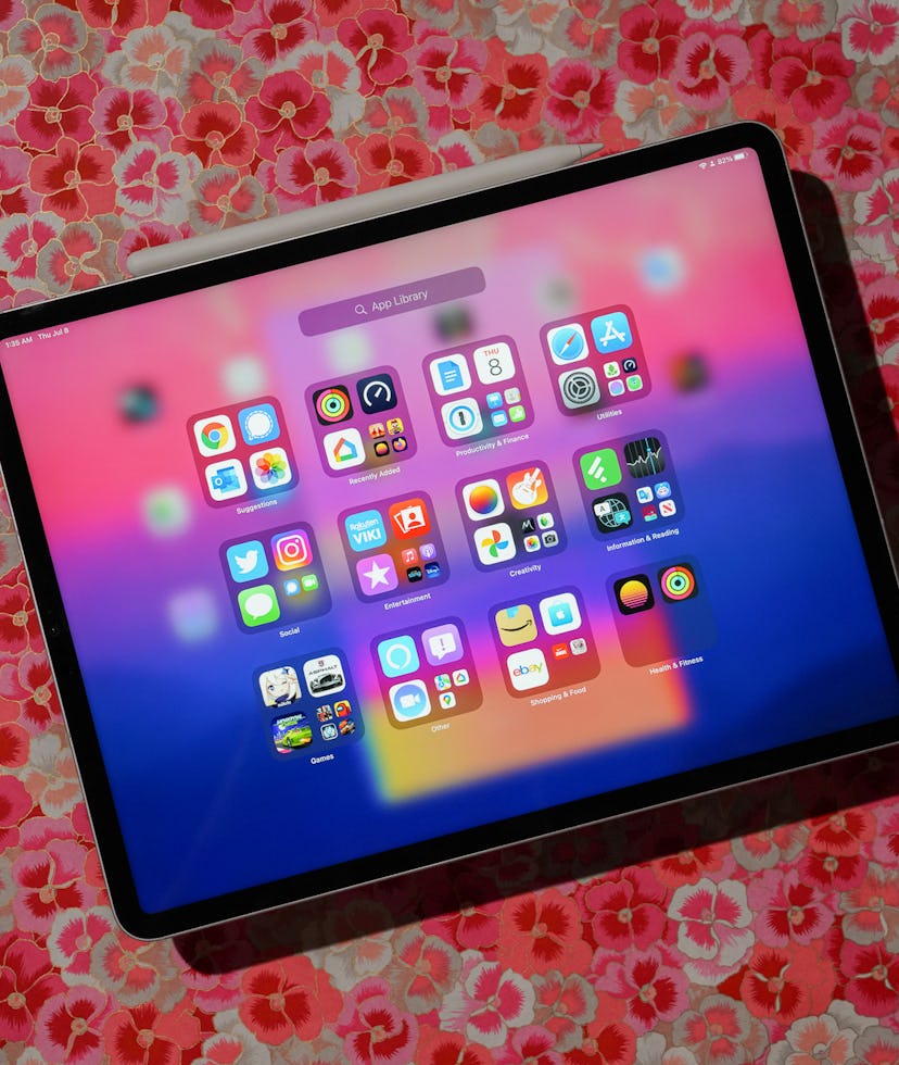 M1 iPad Pro review: App Library running on iPadOS 15