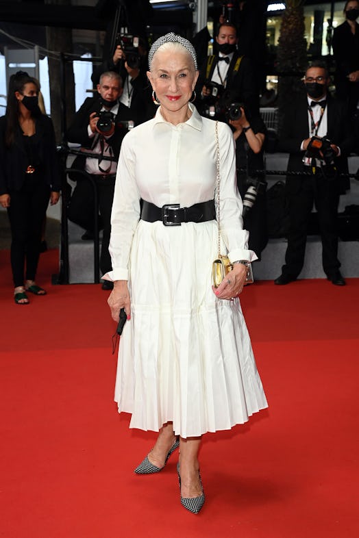 Dame Helen Mirren attends the "The Velvet Underground" screening during the 74th annual Cannes Film ...