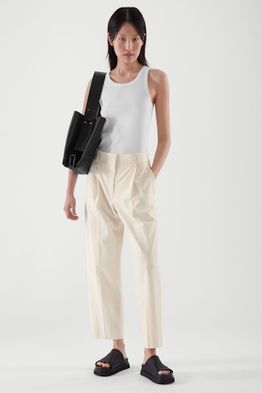 Pleated Linen Pants