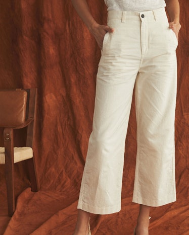 White Linen Trousers Should Be In Your Suitcase This Summer