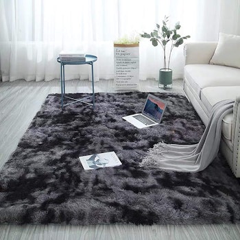 Eveprus Shaggy Modern Area Rug (4 x 5.3 Feet)