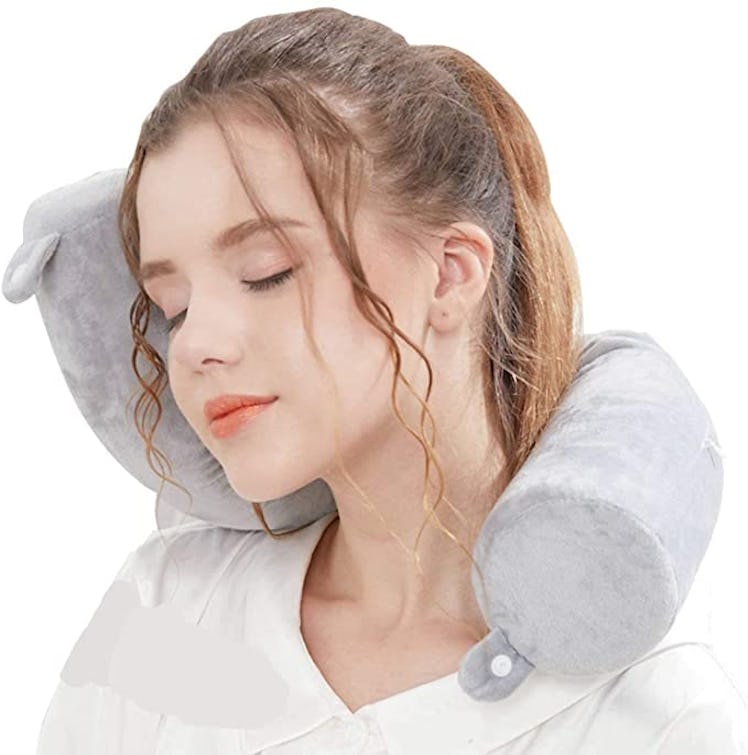 Lucear Memory Foam Travel Pillow 