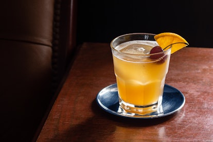 An amaretto sour is a simple, three ingredient cocktail you can make at home.