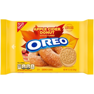 Oreo released new Apple Cider Donut-flavored bites, plus a Salted Caramel Brownie flavor.