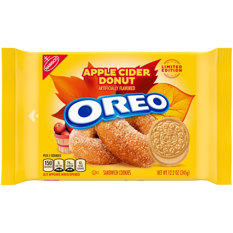 Oreo released new Apple Cider Donut-flavored bites, plus a Salted Caramel Brownie flavor.