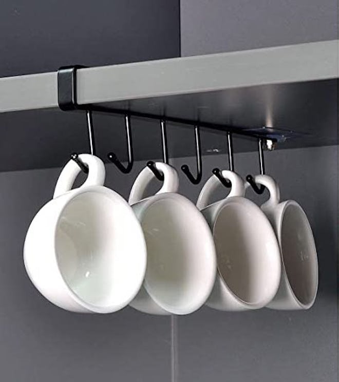 ECROCY Adhesive Under Cabinet Mug Holder