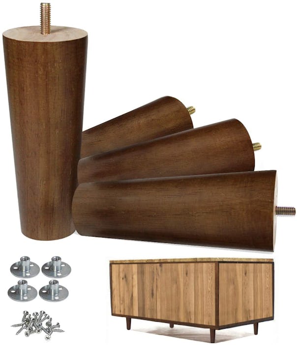 AORYVIC Wood Furniture Legs (Pack of 4)