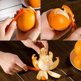 Xloey Citrus Fruit Peelers (6 Pack)