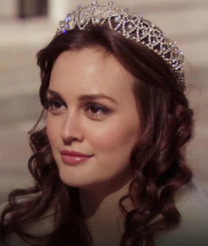 While this tiara is cubic zirconia (!), it’s one of Blair’s most important headpieces. It’s symbolic...
