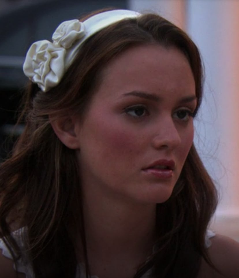 This headband (an all-white Hamptons classic) was worn at a pivotal time in the Chuck Bass and Blair...