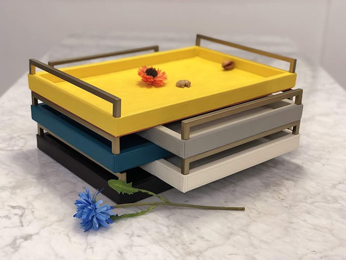 WV Yellow Modern Decorative Tray 