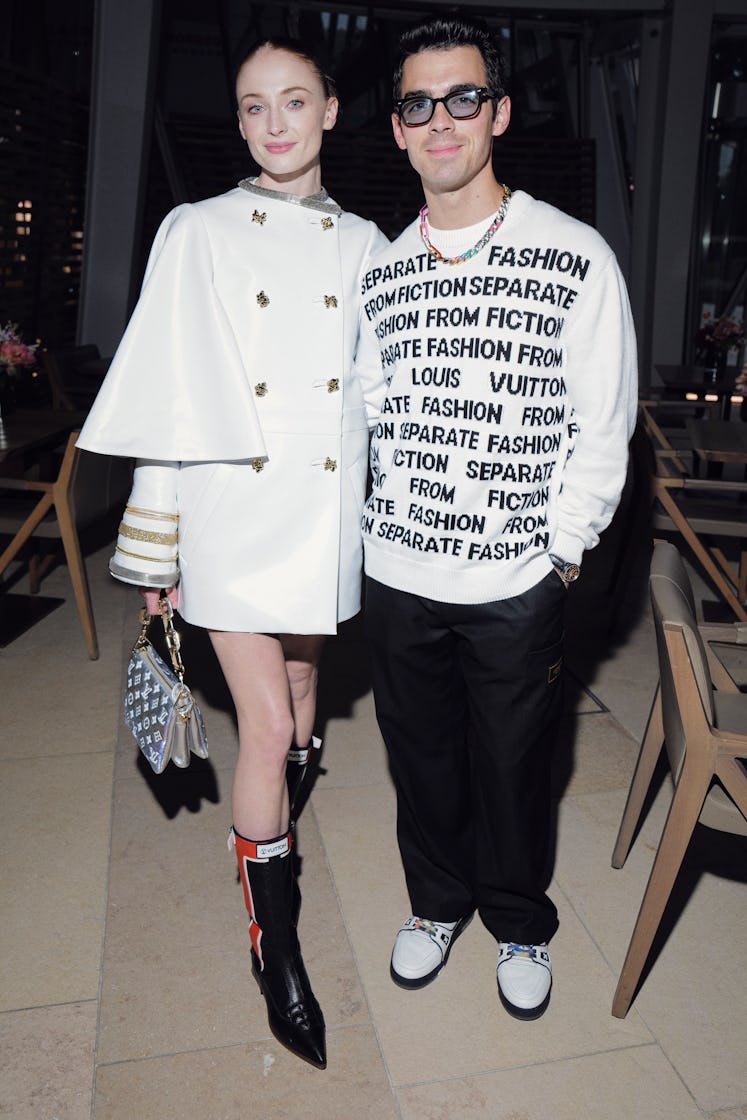 Sophie Turner and Joe Jonas at Louis Vuitton’s celebratory dinner