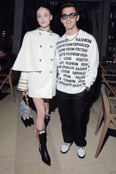 Sophie Turner and Joe Jonas at Louis Vuitton’s celebratory dinner