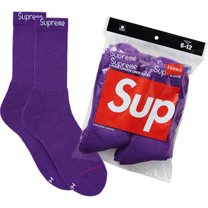 Supreme Hanes Crew Socks