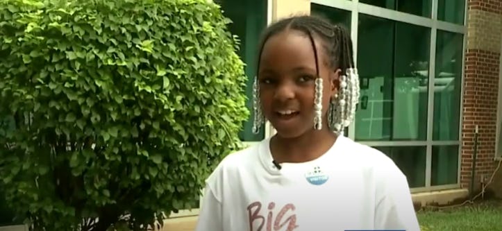 A 9-year-old girl delivered her baby sister.