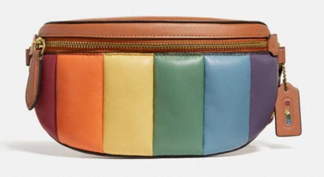 Bethany Belt Bag With Rainbow Quilting 