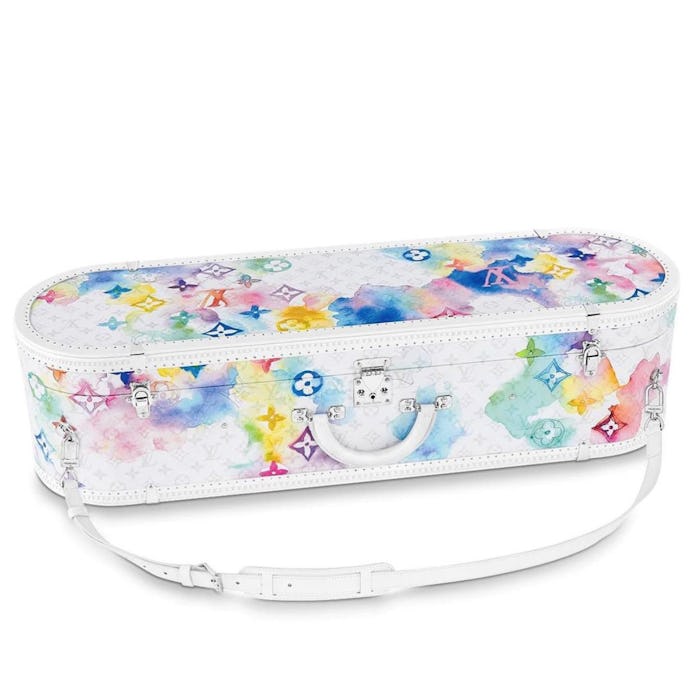 Louis Vuitton Watercolor Skateboard Case