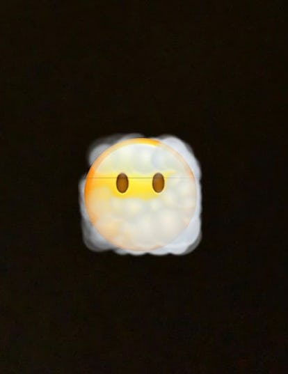 The face in the clouds emoji conveys a foggy state of mind, confusion, or even a sense of calm bliss.