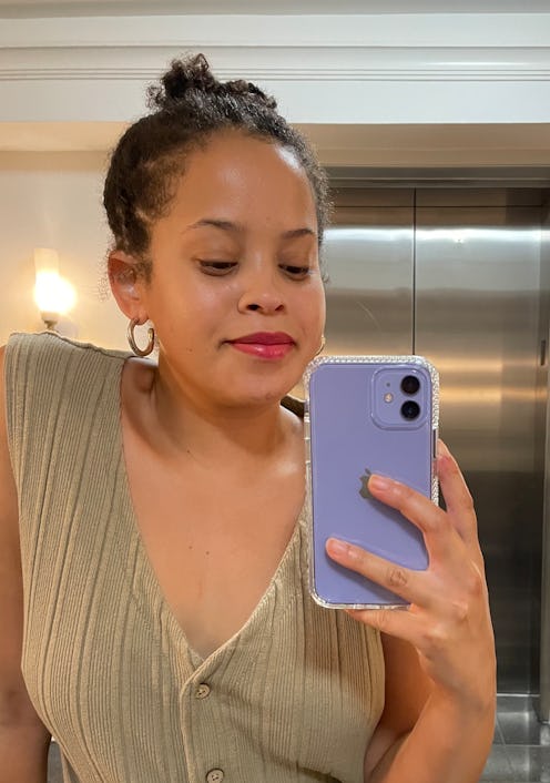 Natasha Marsh lipstick mirror selfie