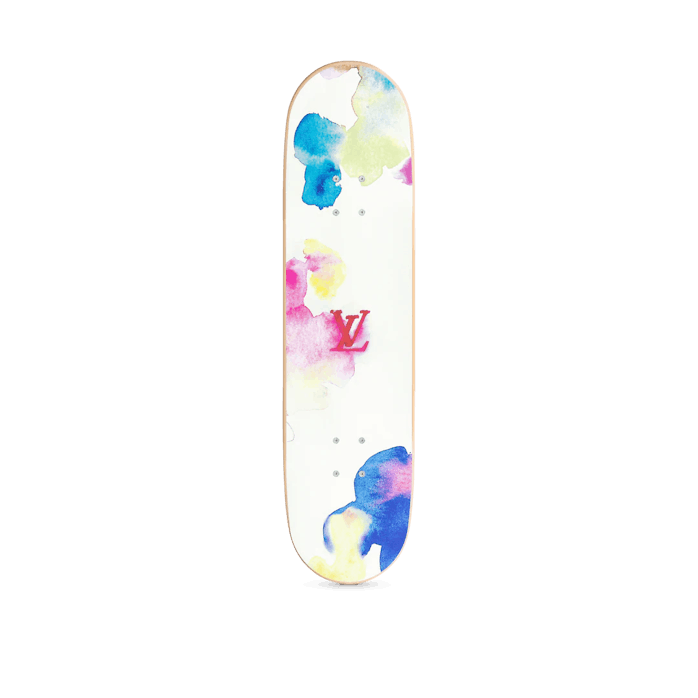 Louis Vuitton Watercolor Skateboard