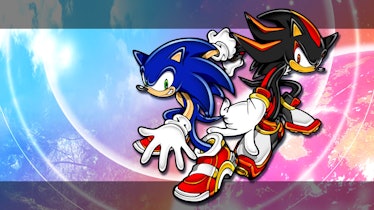 Key art for the 'Sonic Adventure 2' game