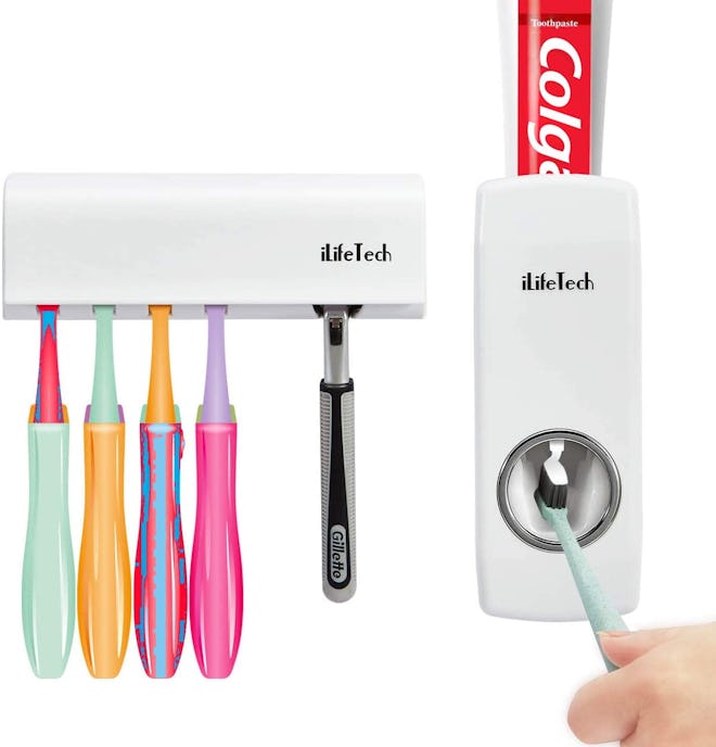 iLifeTech Toothpaste & Toothbrush Holder