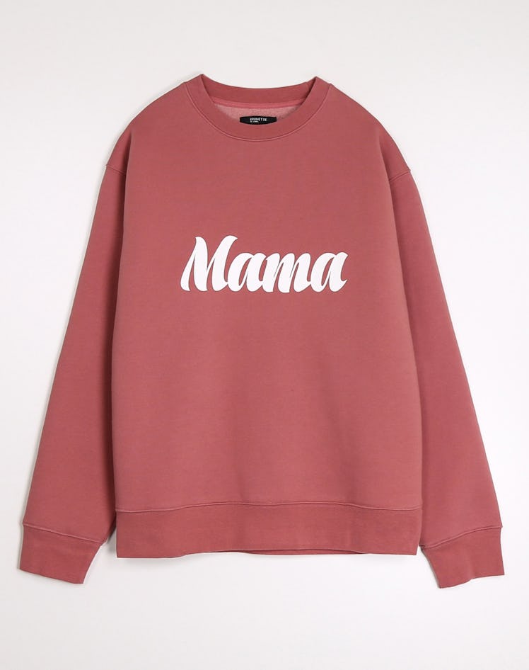 'Mama' Crew Neck in Rosewood