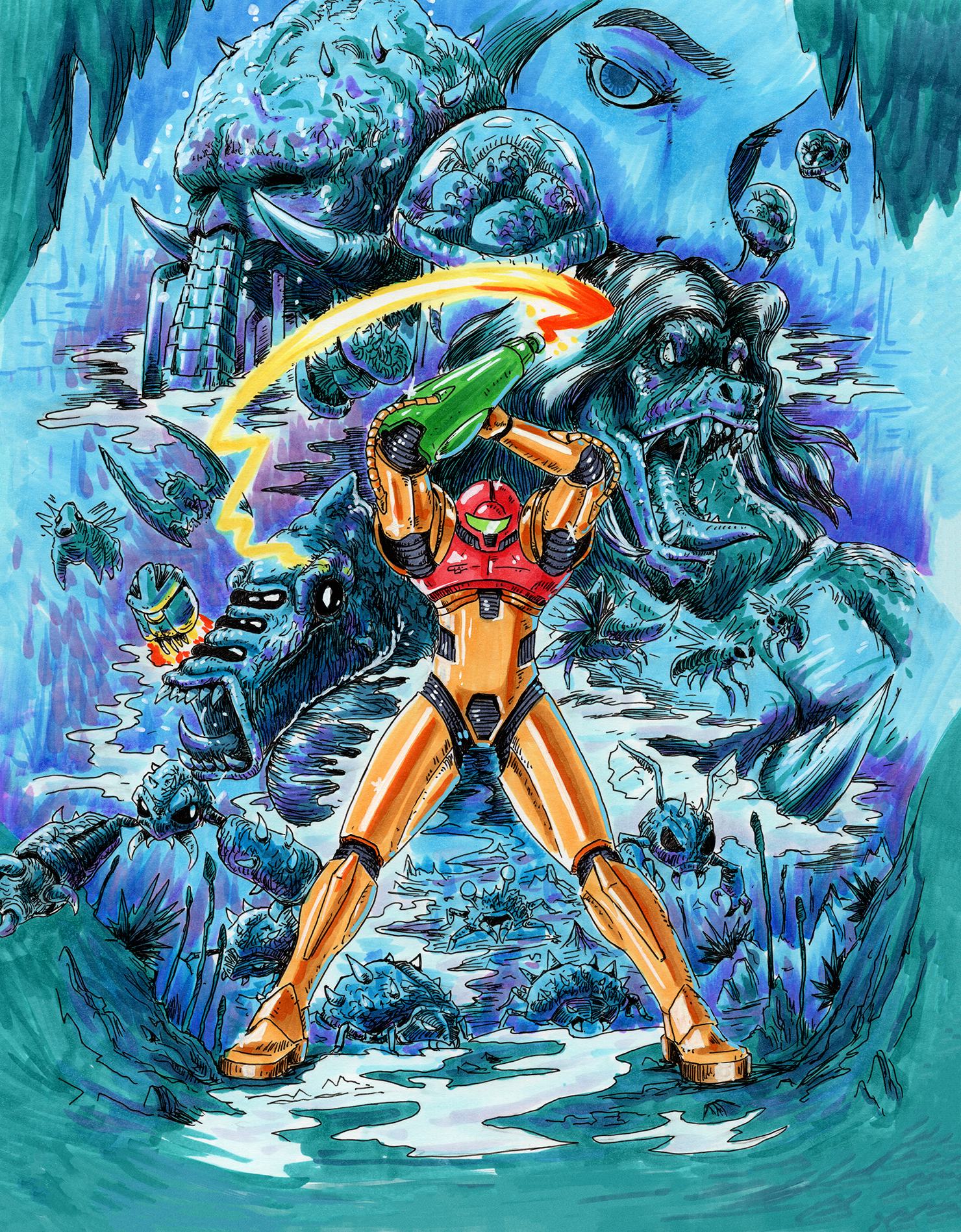 Cover image of Samus from Metroid