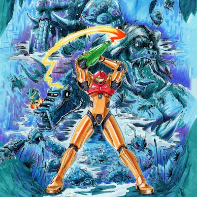Cover image of Samus from Metroid