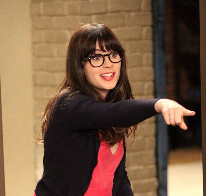 Zooey Deschanel made her TikTok debut by referencing 'New Girl.'