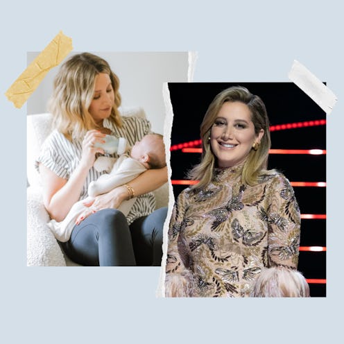 Ashley Tisdale and her baby Jupiter.