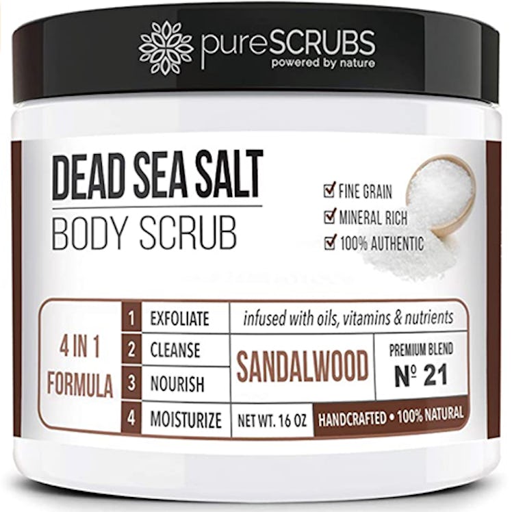 pureSCRUBS Dead Sea Salt Scrub Set (4 Pieces)