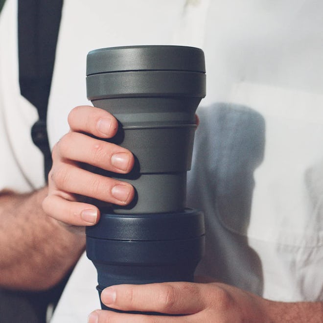 Stojo Collapsible Silicone Coffee Cup 