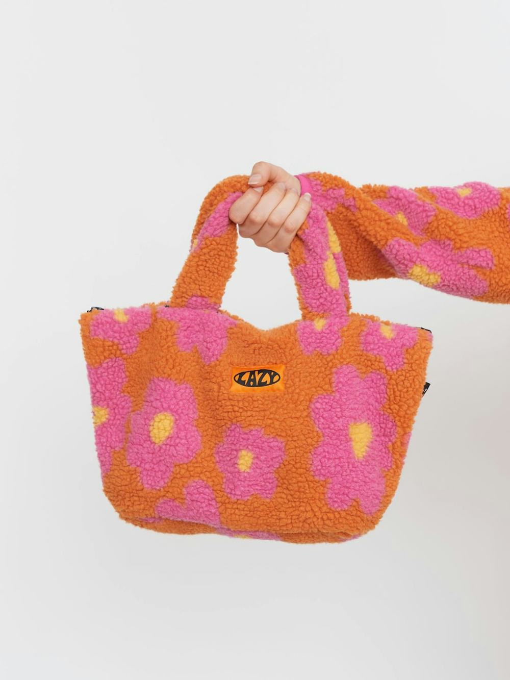 Summer Florals Fleece Tote
