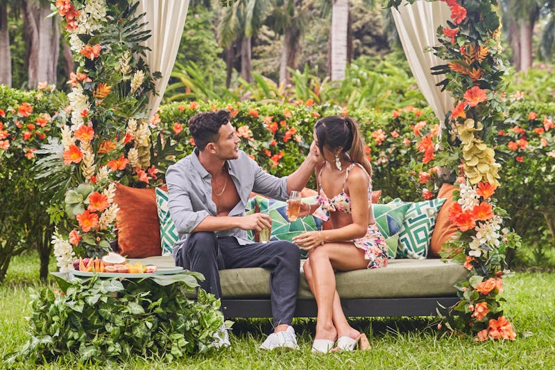 Kyra Lizama and Will Moncada on their first date on 'Love Island US' via CBS' press site