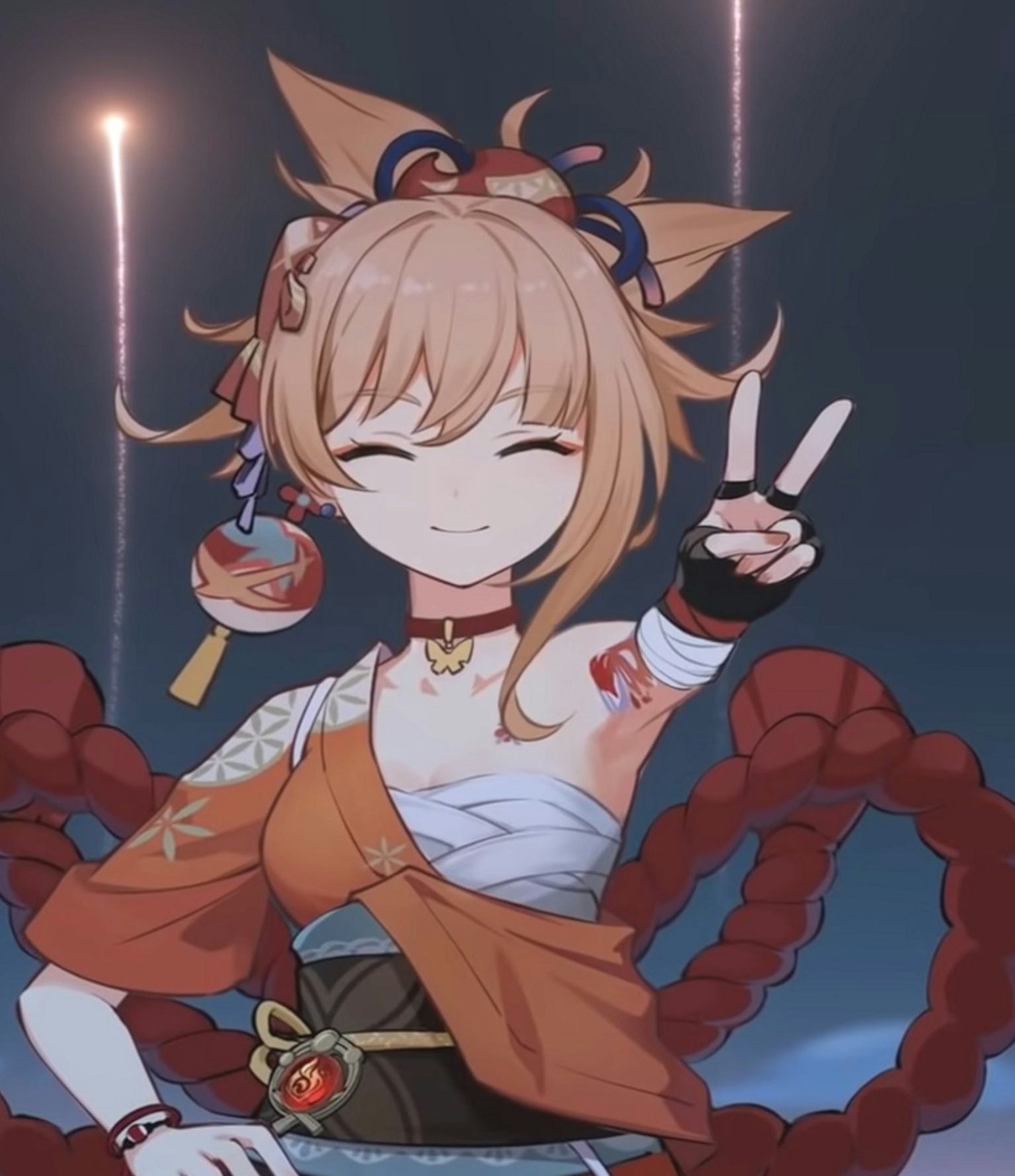 2021 Yoimiya Pyro Character Genshin Impact Anime Video Game 4k | Porn