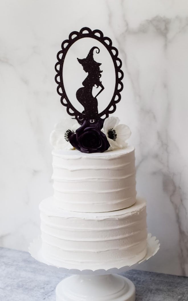 etsy SproutAndFeteCo, A Baby Is Brewing Cake Topper