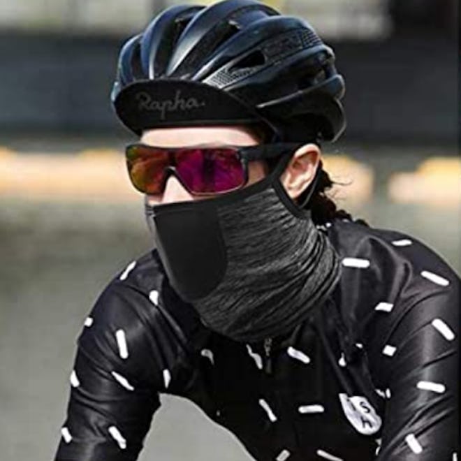 LUXSURE Neck Gaiter With Filter And Ear Loops